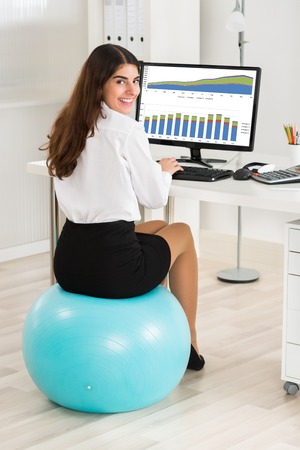 the office yoga ball